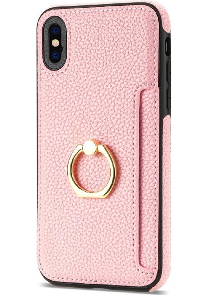 IPhone X/ IPhone x S Koruyucu Kapak Kılıf Kickstand Pu ile Uyumlu (Yurt Dışından) modelleri