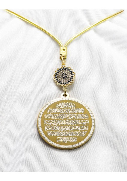 Zirkon Taşlı Çiçek Nazar Boncuğu Çelik Çift Taraflı Ayetel Kürsi Felak Nas Ihlas Dikiz Ayna Süsü fiyatları