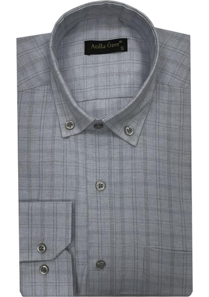 Uzun Kol Klasik Erkek Gömlek 7337