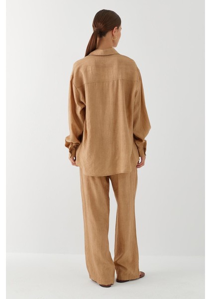 Gömlek Pantolon Takım Camel fırsatları