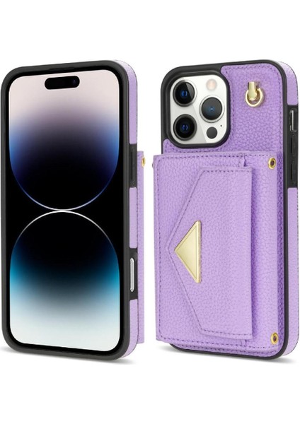 IPhone 16 Pro Max Akordeon Kart Durumda Koruyucu Kapak Pu ile Uyumlu (Yurt Dışından)