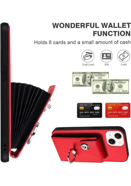 IPhone 14 Plus Kickstand Fonksiyonu Için Uyumlu Durumda Doğru Kesi (Yurt Dışından)