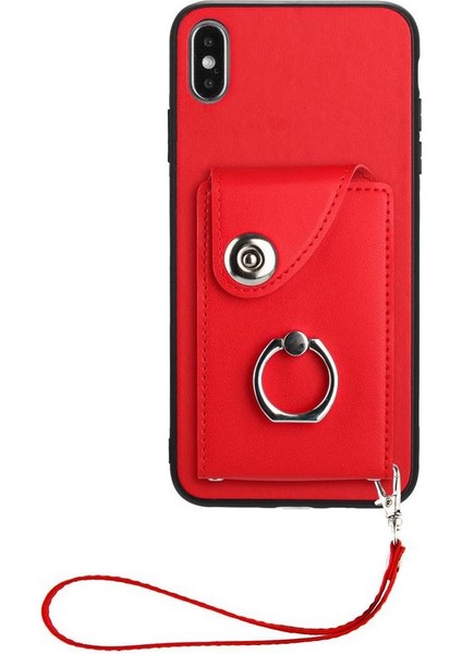 % IPhone Xs Max Doğru Insizyon Kickstand Fonksiyonu Için Uyumlu Kılıf (Yurt Dışından)