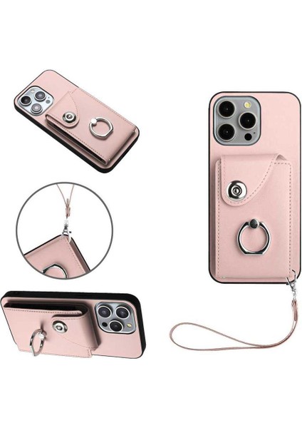 % IPhone 15 Pro Doğru Insizyon Kickstand Fonksiyonu Için Uyumlu Kılıf (Yurt Dışından)