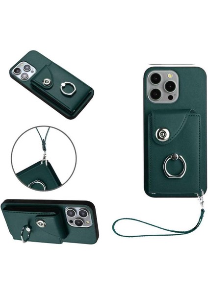 IPhone 15 Pro Max Yüksek Kaliteli Kickstand Fonksiyonu Için Uyumlu Kılıf (Yurt Dışından)