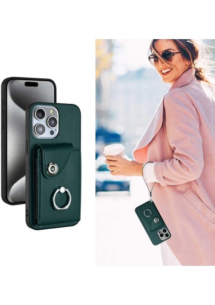 IPhone 15 Pro Max Yüksek Kaliteli Kickstand Fonksiyonu Için Uyumlu Kılıf (Yurt Dışından)