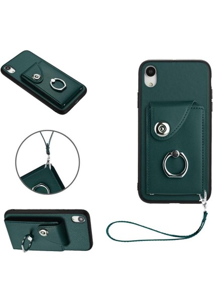 IPhone Xr Yüksek Kaliteli Doğru Kesi Kickstand Için Uyumlu Kılıf (Yurt Dışından)