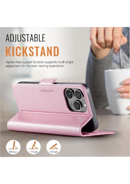 IPhone 14 Pro Max Flip Case Kart Tutucu Ince Cüzdan Kılıf ile Uyumlu (Yurt Dışından)