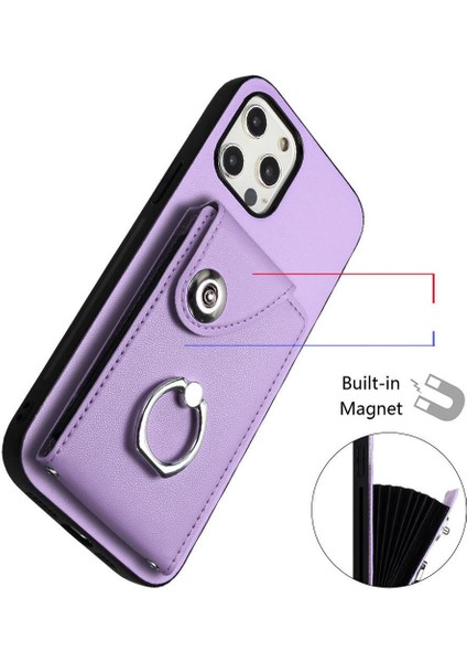 IPhone 12 Benzersiz Yüksek Kaliteli Kickstand Fonksiyonu Için Uyumlu Kılıf (Yurt Dışından)