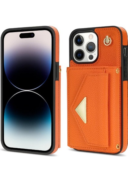 IPhone 13 Pro Max Akordeon Kart Durumda Koruyucu Kapak Pu ile Uyumlu (Yurt Dışından)