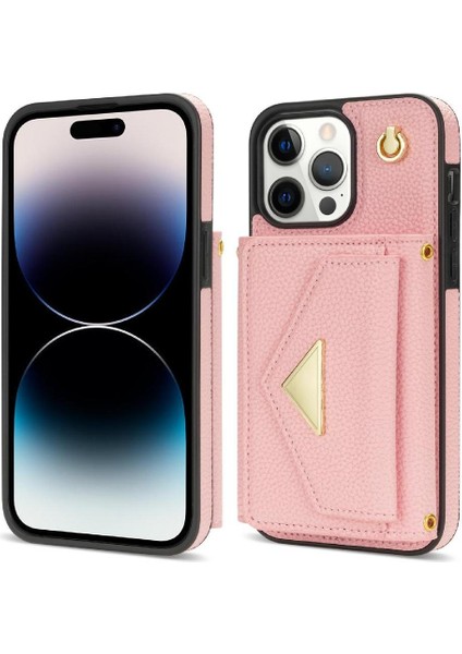 IPhone 15 Pro Max Akordeon Kart Durumda Kart Tutun Manyetik ile Uyumlu (Yurt Dışından)