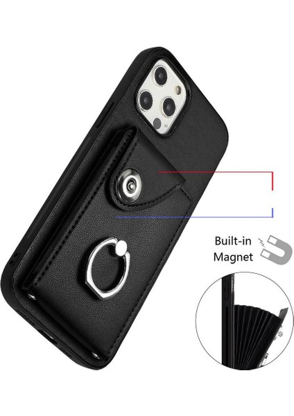 IPhone 12 Benzersiz Yüksek Kaliteli Kickstand Fonksiyonu Için Uyumlu Kılıf (Yurt Dışından)
