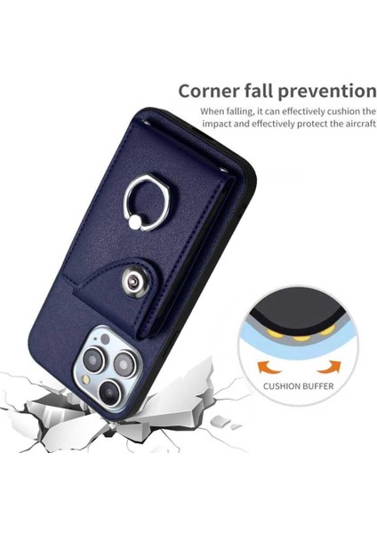 IPhone 13 Pro Max Benzersiz Kickstand Fonksiyonu Için Uyumlu Kılıf Yüksek (Yurt Dışından)