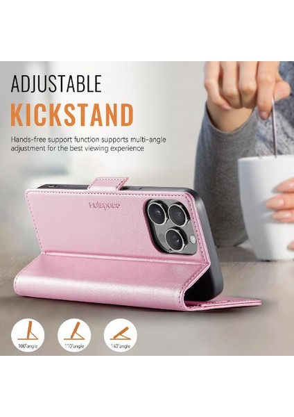 IPhone 13 Pro Max Flip Case Kart Tutucu Ince Clsssic Tarzı ile Uyumlu (Yurt Dışından)