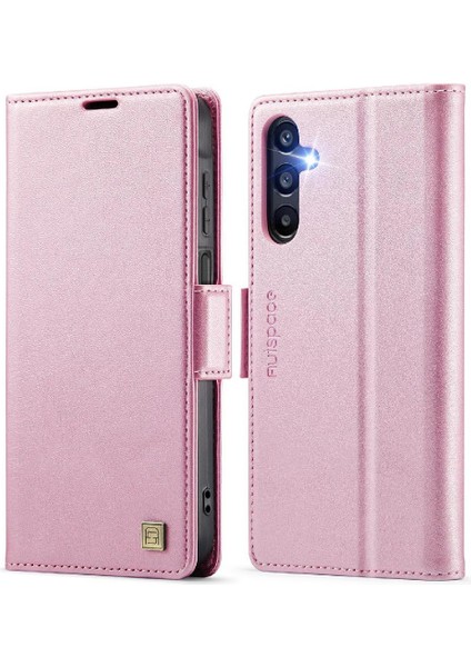 Galaxy A16 Kart Tutucu Rfid Engelleme Clsssic Ince Için Flip Case (Yurt Dışından)