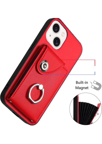 IPhone 15 Için Uyumlu Durumda Artı Kickstand Fonksiyonu Yüksek Kalite Benzersiz (Yurt Dışından) modelleri