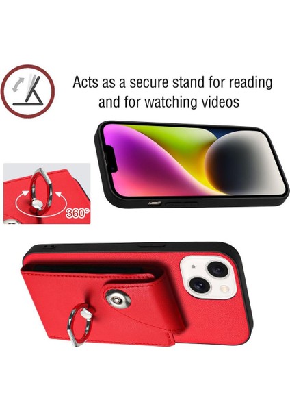 IPhone 15 Için Uyumlu Durumda Artı Kickstand Fonksiyonu Yüksek Kalite Benzersiz (Yurt Dışından) indirimleri