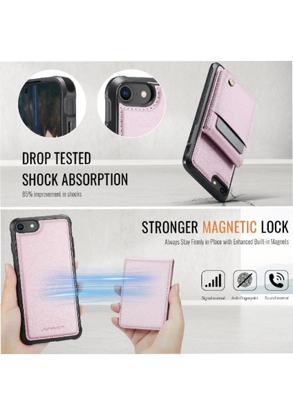 IPhone 7 Kasa Rfıd Stand Kart Yuvası Kablosuz Şarj ile Uyumlu (Yurt Dışından) modelleri
