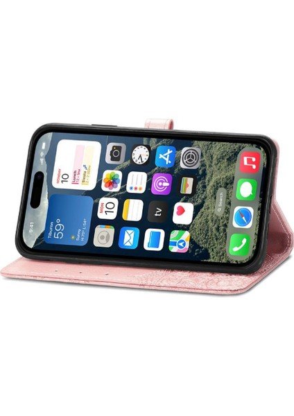 IPhone 16E Kılıf Deri Kılıf Kapak Kapak ile Uyumlu Darbeye Basit (Yurt Dışından)