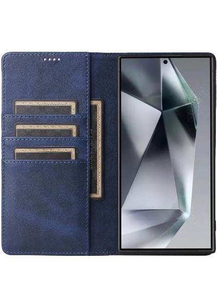 Galaxy A06 Pu Deri Kart Yuvası Saf Renk Rfıd Için Flip Case (Yurt Dışından) fırsatları