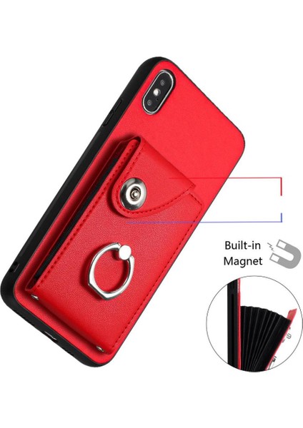 IPhone Xs Yüksek Kaliteli Doğru Kesi Kickstand Için Uyumlu Kılıf (Yurt Dışından) fırsatları
