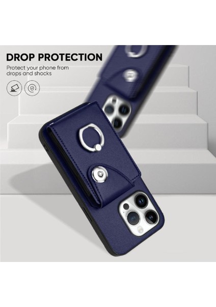 IPhone 16 Pro Benzersiz Kickstand Fonksiyonu Için Uyumlu Durumda Doğru Yüksek (Yurt Dışından)