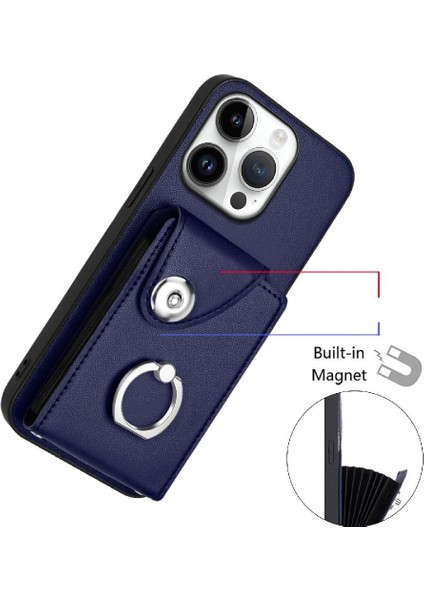 IPhone 16 Pro Benzersiz Kickstand Fonksiyonu Için Uyumlu Durumda Doğru Yüksek (Yurt Dışından)