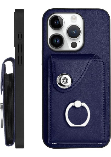 IPhone 16 Pro Benzersiz Kickstand Fonksiyonu Için Uyumlu Durumda Doğru Yüksek (Yurt Dışından)