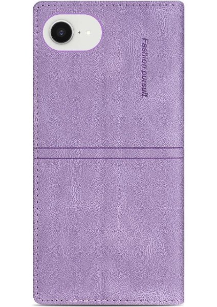 IPhone 16E Kılıf Koruyucu Kapak Pu Deri Manyetik ile Uyumlu (Yurt Dışından)