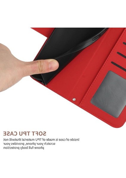 Bir ile IPhone 16E Deri Cüzdan Kickstand Koruyucu Ayçiçeği Için Kılıf (Yurt Dışından)