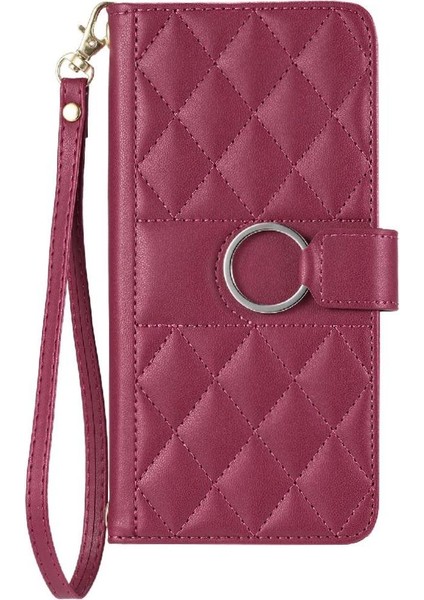 IPhone 11 Pro Max Manyetik Pu Deri Kart Yuvaları Tutucu Için Flip Case (Yurt Dışından)