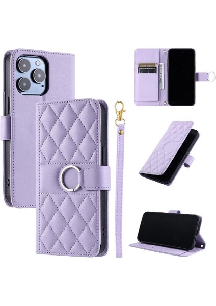 IPhone 16 Pro Max Manyetik Pu Deri Kart Yuvaları Tutucu Için Flip Case (Yurt Dışından)
