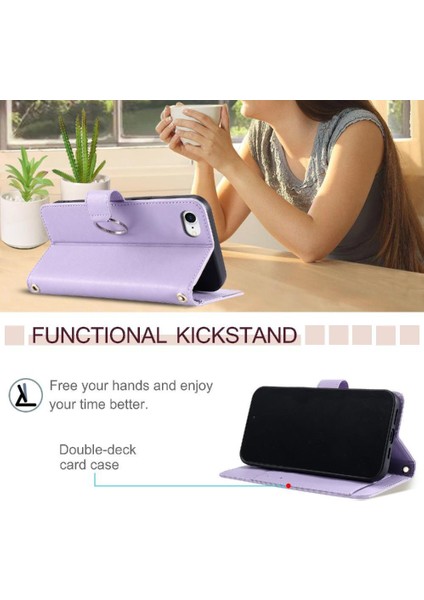 IPhone 16 Pro Max Manyetik Pu Deri Kart Yuvaları Tutucu Için Flip Case (Yurt Dışından)