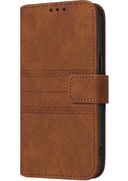 IPhone 16E Darbeye Koruyucu Cüzdan Kılıf Manyetik Pu Için Flip Case (Yurt Dışından)