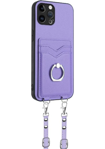 IPhone 12 Pro Kickstand Fonksiyonu Için Uyumlu Durumda Doğru Kesi (Yurt Dışından)