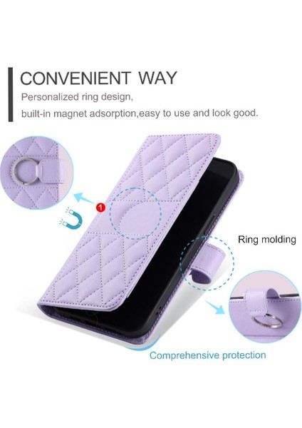 IPhone 16 Pro Max Manyetik Pu Deri Kart Yuvaları Tutucu Için Flip Case (Yurt Dışından)