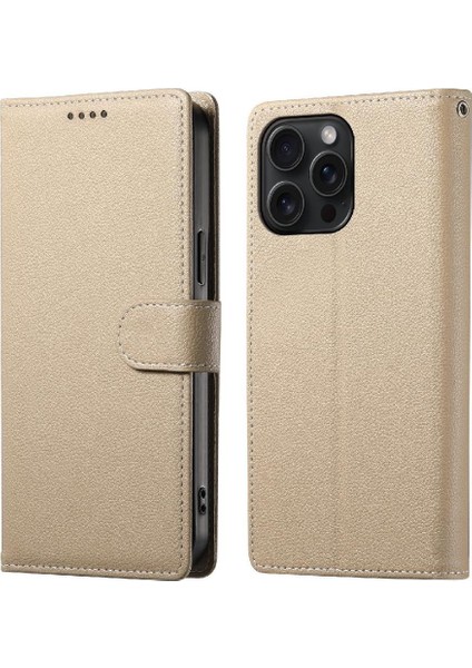 IPhone 15 Pro Max Kılıf Darbeye Dayanıklı Manyetik Kapatma Kartı ile Uyumlu (Yurt Dışından)