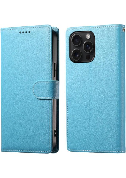 IPhone 15 Pro Kılıf Manyetik Kapatma ile Uyumlu Darbeye Dayanıklı Günlük Kullanım (Yurt Dışından)