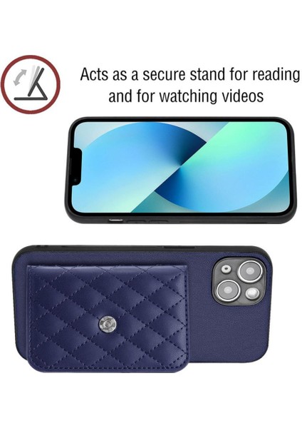 IPhone 15 Için Uyumlu Durumda Artı Kickstand Fonksiyonu Benzersiz Yüksek Kalite (Yurt Dışından) modelleri