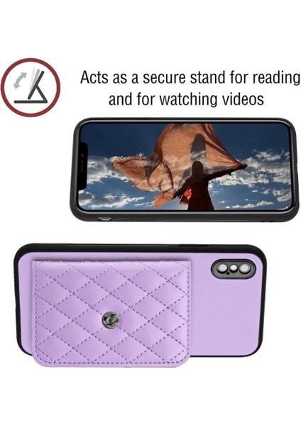 IPhone Xs Benzersiz Kickstand Fonksiyonu Için Uyumlu Durumda Doğru Kesi (Yurt Dışından) indirimleri