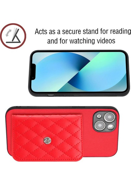 IPhone 15 Yüksek Kaliteli Doğru Kesi Kickstand Için Uyumlu Kılıf (Yurt Dışından) modelleri