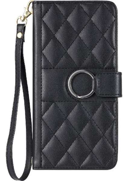 IPhone 6 Pu Deri Manyetik Bilek Kayışı Kart Yuvaları Tutucu Için Flip Case (Yurt Dışından)