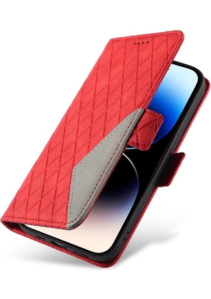 Kart Yuvası ile IPhone 14 Pro Max Iki Renk Ekleme Desenleri Için Kılıf ve (Yurt Dışından)