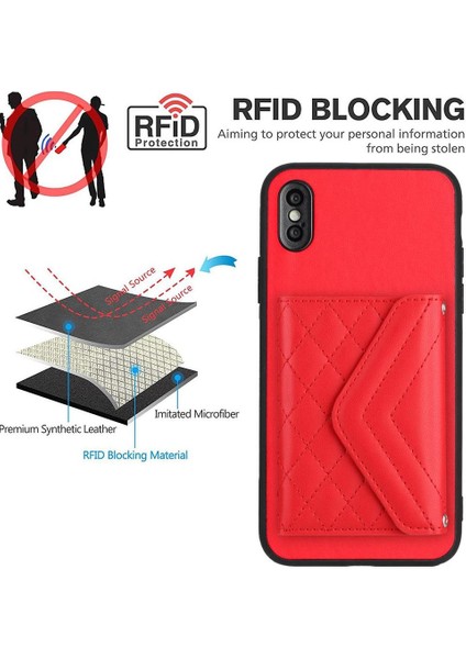 IPhone Xs Max Benzersiz Yüksek Kaliteli Kickstand Fonksiyonu Için Uyumlu Kılıf (Yurt Dışından)