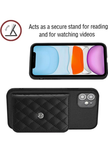 IPhone 11 Benzersiz Kickstand Fonksiyonu Için Uyumlu Durumda Yüksek Kalite (Yurt Dışından) modelleri