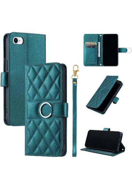 IPhone 8 Koruyucu Pu Deri Bilek Kayışı Manyetik Kart Için Flip Case (Yurt Dışından) indirimleri