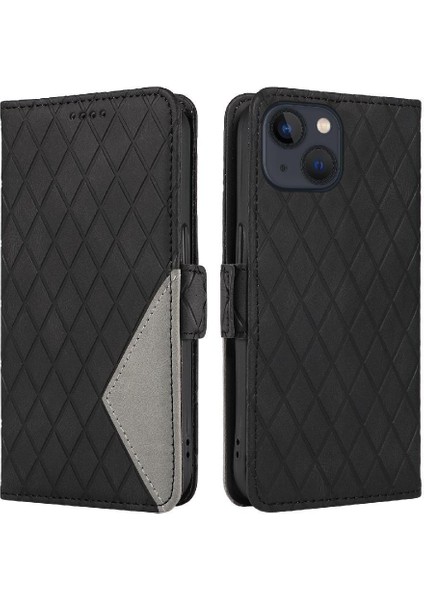 Kart Yuvası ve El Kayışı Iki Renk Ekleme ile IPhone 13 Mini Için Kılıf (Yurt Dışından)