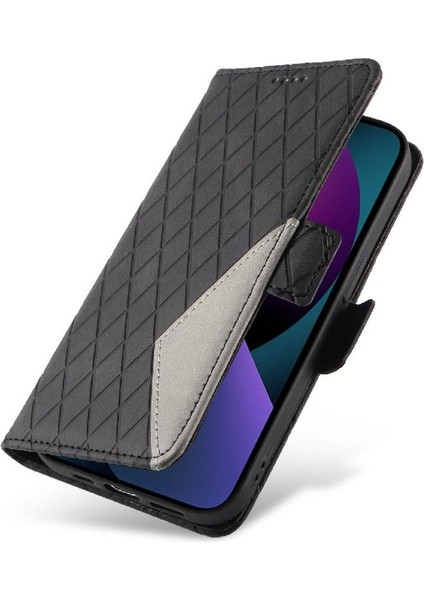 Kart Yuvası ve El Kayışı Iki Renk Ekleme ile IPhone 13 Mini Için Kılıf (Yurt Dışından)