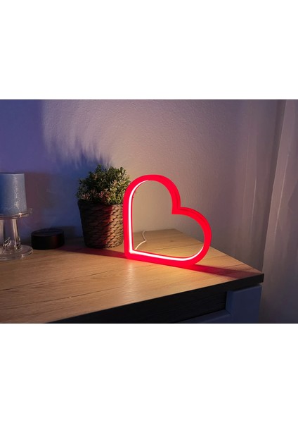 Modern LED Kalpli Gece Lambası – Dekoratif Işıklı Tasarım
