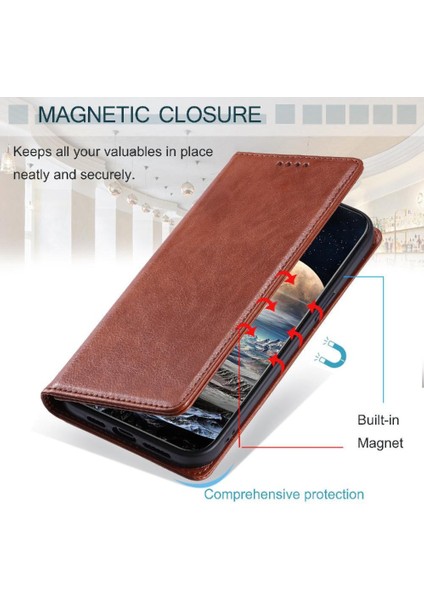 IPhone 6s Ince Cüzdan Kart Yuvaları Tutucu Pu Deri Manyetik Için Flip Case (Yurt Dışından) fiyatları